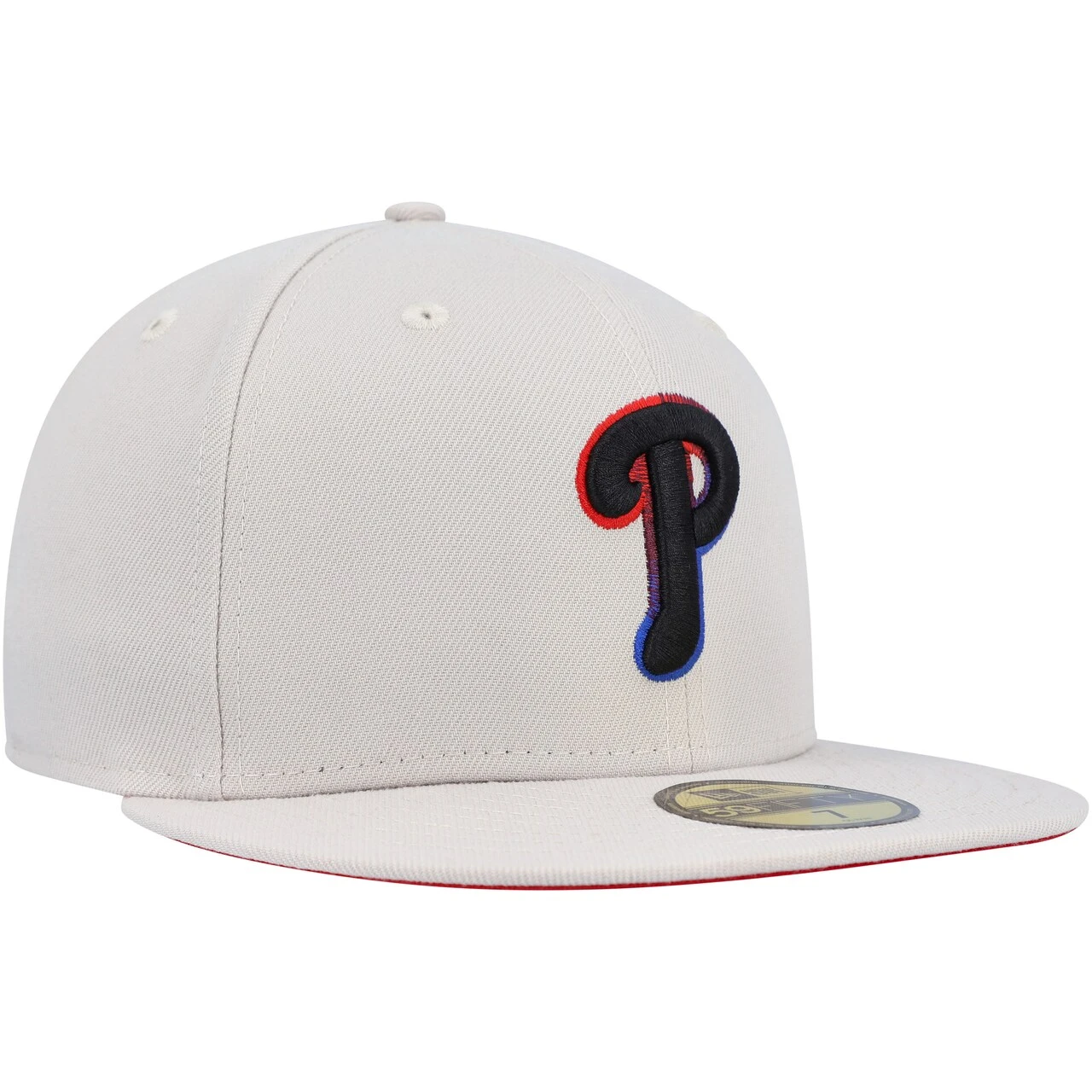 Men's Philadelphia Phillies New Era Khaki Stone Dim Undervisor 59FIFTY Fitted Hat 3 Men's Philadelphia Phillies New Era Khaki Stone Dim Undervisor 59FIFTY Fitted Hat - Image 3
