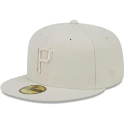 Men's Pittsburgh Pirates New Era Khaki Tonal 59FIFTY Fitted Hat
