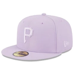Men's Pittsburgh Pirates New Era Lavender 2023 Spring Color Basic 59FIFTY Fitted Hat