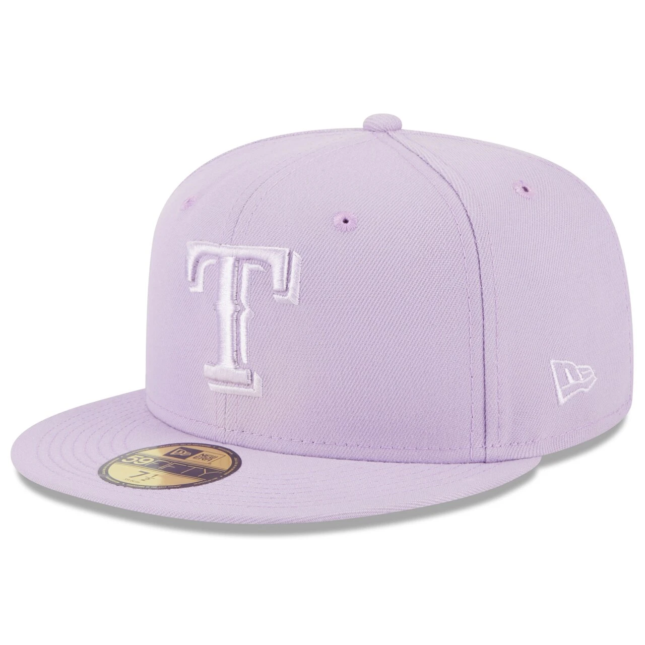 Men's Texas Rangers New Era Lavender 2023 Spring Color Basic 59FIFTY Fitted Hat 1 Men's Texas Rangers New Era Lavender 2023 Spring Color Basic 59FIFTY Fitted Hat