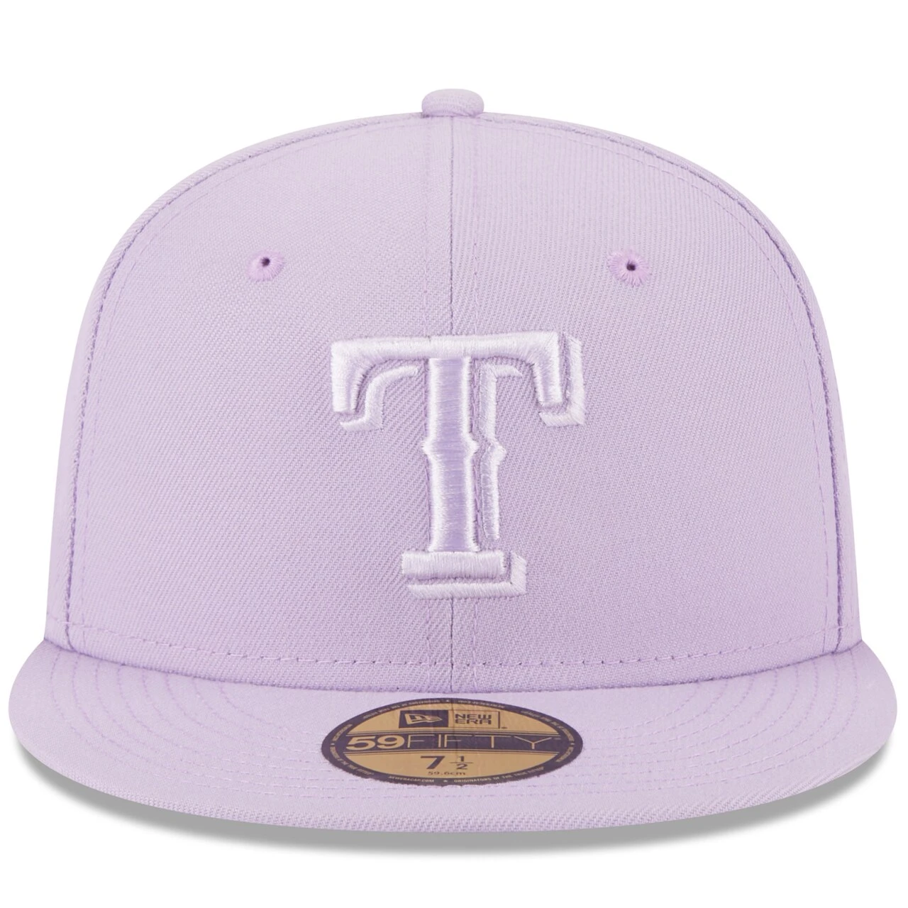 Men's Texas Rangers New Era Lavender 2023 Spring Color Basic 59FIFTY Fitted Hat 2 Men's Texas Rangers New Era Lavender 2023 Spring Color Basic 59FIFTY Fitted Hat - Image 2