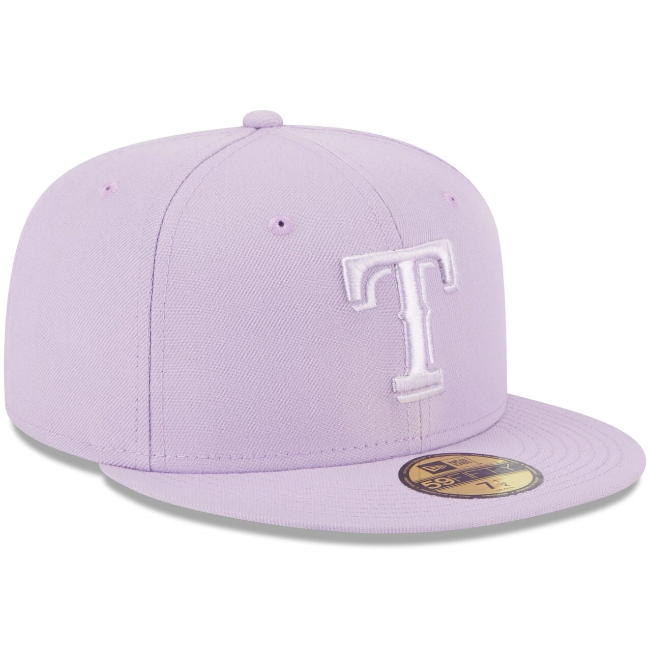 Men's Texas Rangers New Era Lavender 2023 Spring Color Basic 59FIFTY Fitted Hat 3 Men's Texas Rangers New Era Lavender 2023 Spring Color Basic 59FIFTY Fitted Hat - Image 3