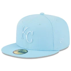 Men's Kansas City Royals New Era Light Blue 2023 Spring Color Basic 59FIFTY Fitted Hat