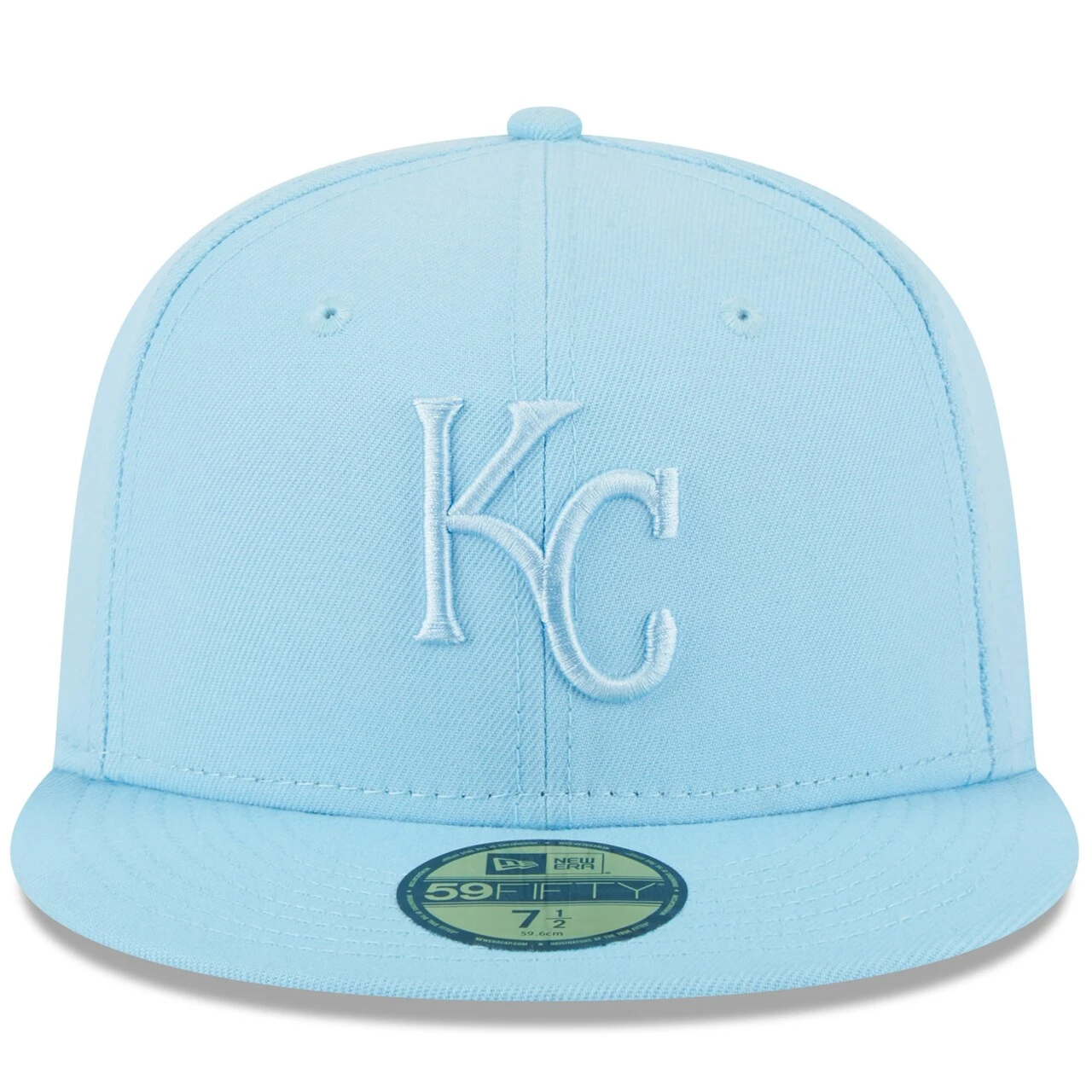 Men's Kansas City Royals New Era Light Blue 2023 Spring Color Basic 59FIFTY Fitted Hat 2 Men's Kansas City Royals New Era Light Blue 2023 Spring Color Basic 59FIFTY Fitted Hat - Image 2