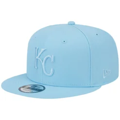 Men's Kansas City Royals New Era Light Blue Spring Color Basic 9FIFTY Snapback Hat