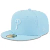 Men's Philadelphia Phillies New Era Light Blue 2023 Spring Color Basic 59FIFTY Fitted Hat