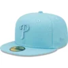 Men's Philadelphia Phillies New Era Light Blue Color Pack 59FIFTY Fitted Hat