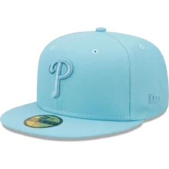 Men's Philadelphia Phillies New Era Light Blue Color Pack 59FIFTY Fitted Hat