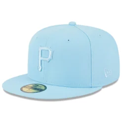 Men's Pittsburgh Pirates New Era Light Blue 2023 Spring Color Basic 59FIFTY Fitted Hat