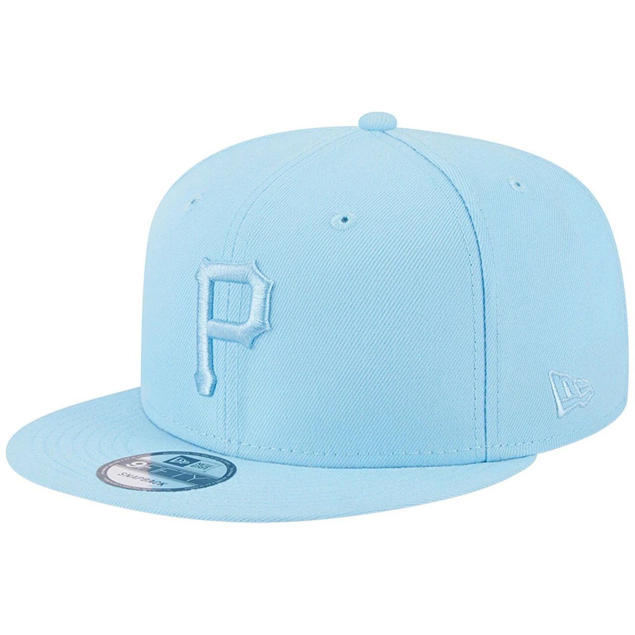 Men's Pittsburgh Pirates New Era Light Blue Spring Color Basic 9FIFTY Snapback Hat 3 Men's Pittsburgh Pirates New Era Light Blue Spring Color Basic 9FIFTY Snapback Hat - Image 3