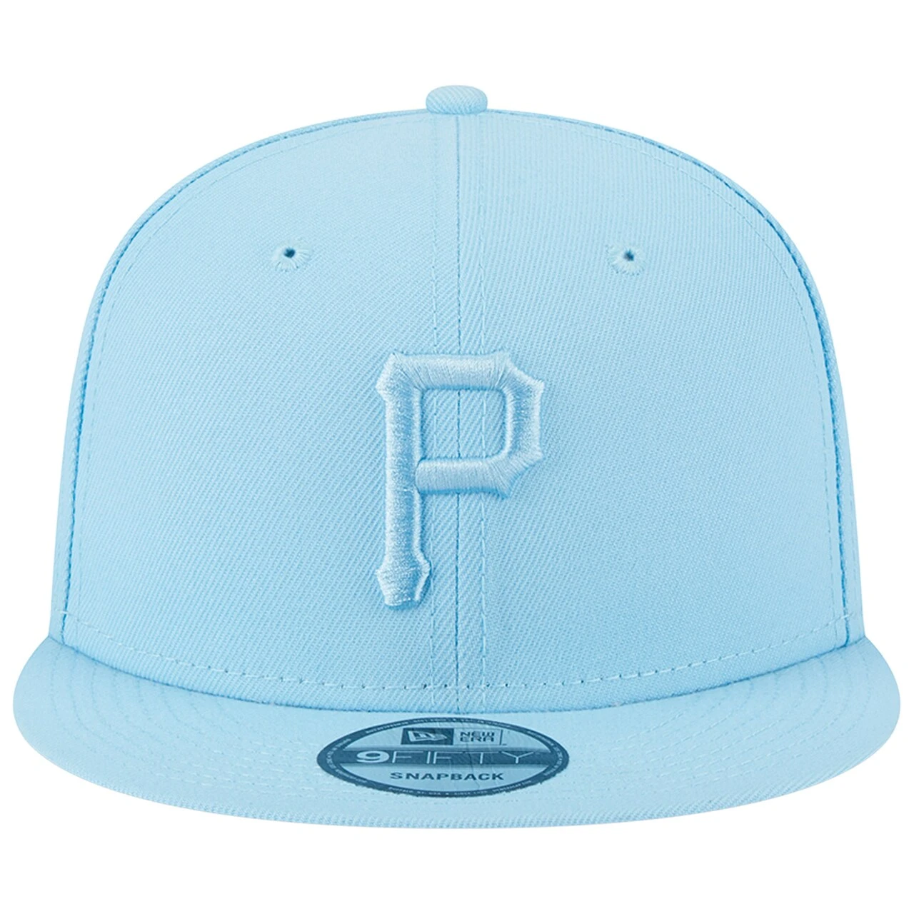 Men's Pittsburgh Pirates New Era Light Blue Spring Color Basic 9FIFTY Snapback Hat 4 Men's Pittsburgh Pirates New Era Light Blue Spring Color Basic 9FIFTY Snapback Hat - Image 4