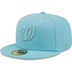 Men's Washington Nationals New Era Light Blue Color Pack 59FIFTY Fitted Hat