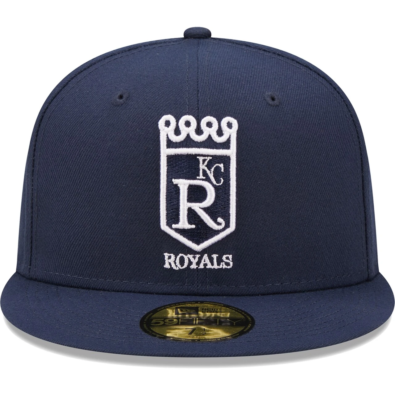 Men's Kansas City Royals New Era Navy Cooperstown Collection Oceanside Green Undervisor 59FIFTY Fitted Hat 2 Men's Kansas City Royals New Era Navy Cooperstown Collection Oceanside Green Undervisor 59FIFTY Fitted Hat - Image 2