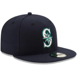 Men's Seattle Mariners New Era Navy Authentic Collection On Field 59FIFTY Fitted Hat -BaseballCap Hub Store mens new era navy seattle mariners authentic collection on field 59fifty fitted hat pi2659000 altimages ff 2659206alt3 full