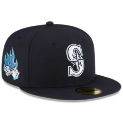 Men's Seattle Mariners New Era Navy FEATURE X MLB 59FIFTY Fitted Hat