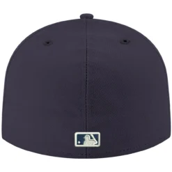Men's Seattle Mariners New Era Navy White Logo 59FIFTY Fitted Hat -BaseballCap Hub Store mens new era navy seattle mariners white logo 59fifty fitted hat pi4208000 altimages ff 4208763 853acae601651486fe88alt4 full