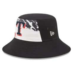 Men's Texas Rangers New Era Navy 2022 4th Of July Bucket Hat