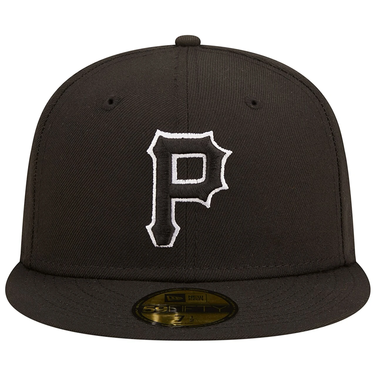 Men's Pittsburgh Pirates New Era Black On Black Dub 59FIFTY Fitted Hat 2 Men's Pittsburgh Pirates New Era Black On Black Dub 59FIFTY Fitted Hat - Image 2