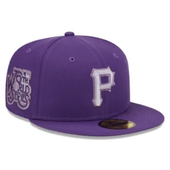 Men's Pittsburgh Pirates New Era Purple Lavender Undervisor 59FIFTY Fitted Hat