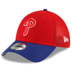 Men's Philadelphia Phillies New Era Red 2023 Batting Practice 39THIRTY Flex Hat