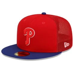 Men's Philadelphia Phillies New Era Red 2023 Batting Practice 59FIFTY Fitted Hat
