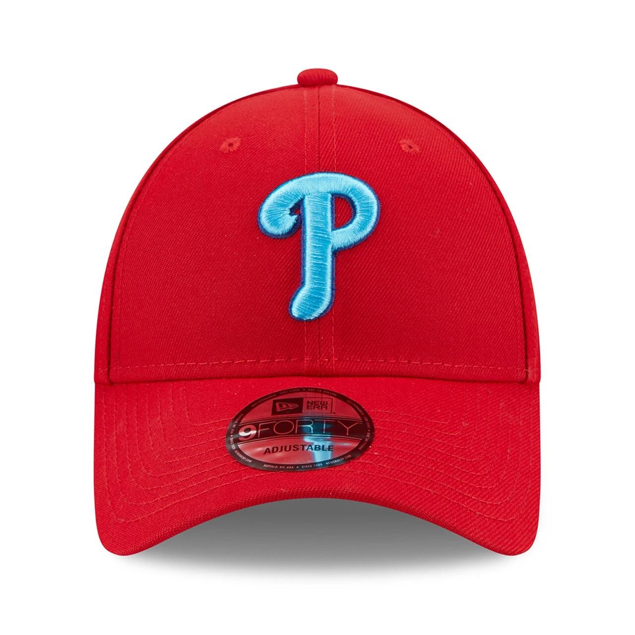 Men's Philadelphia Phillies New Era Red 2023 MLB Father's Day 9FORTY Adjustable Hat 2 Men's Philadelphia Phillies New Era Red 2023 MLB Father's Day 9FORTY Adjustable Hat - Image 2