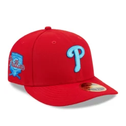 Men's Philadelphia Phillies New Era Red 2023 MLB Father's Day Low Profile 59FIFTY Fitted Hat