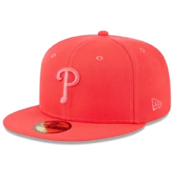 Men's Philadelphia Phillies New Era Red 2023 Spring Color Basic 59FIFTY Fitted Hat