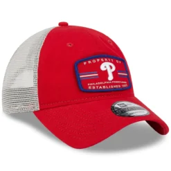 Men's Philadelphia Phillies New Era Red Property Trucker 9TWENTY Snapback Hat -BaseballCap Hub Store mens new era red philadelphia phillies property trucker 9twenty snapback hat ss5 p 5002971pv 3u zrgaelxuumbuc3umfeybv p4y5xnsa4euvamkjwfvn