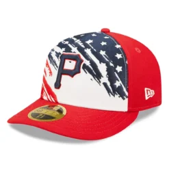 Men's Pittsburgh Pirates New Era Red 2022 4th Of July Low Profile 59FIFTY Fitted Hat