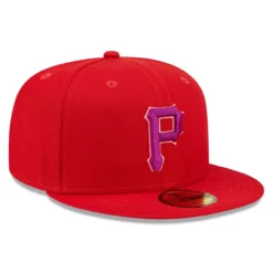 Men's Pittsburgh Pirates New Era Red Purple Undervisor 59FIFTY Fitted Hat -BaseballCap Hub Store mens new era red pittsburgh pirates purple undervisor 59fifty fitted hat pi4582000 altimages ff 4582716 4c3a9fb98695850db508alt3 full