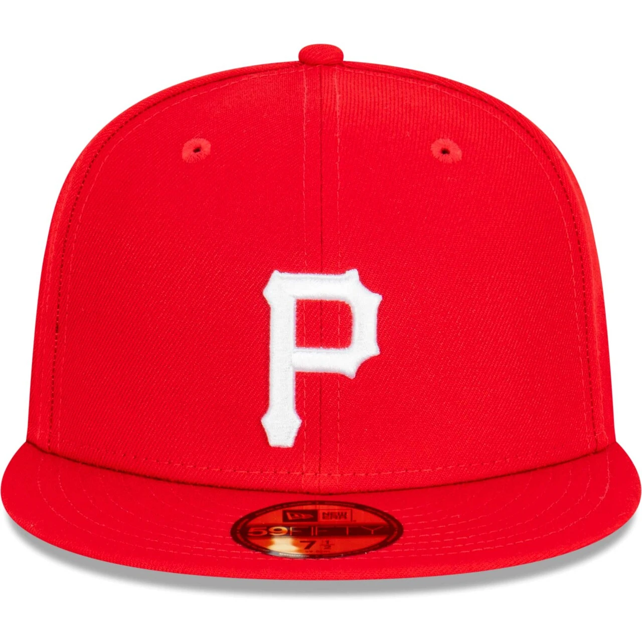 Men's Pittsburgh Pirates New Era Red Sidepatch 59FIFTY Fitted Hat 2 Men's Pittsburgh Pirates New Era Red Sidepatch 59FIFTY Fitted Hat - Image 2
