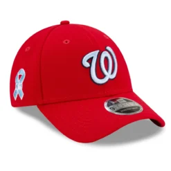 Men's Washington Nationals New Era Red 2021 Father's Day 9FORTY Adjustable Hat
