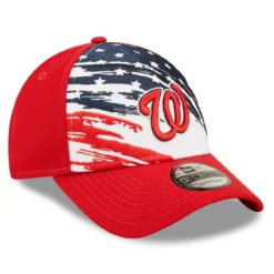 Men's Washington Nationals New Era Red 2022 4th Of July 9FORTY Snapback Adjustable Hat -BaseballCap Hub Store mens new era red washington nationals 2022 4th of july 9forty snapback adjustable hat pi4533000 altimages ff 4533125 56ce8bbc52aac7f861e7alt3 full