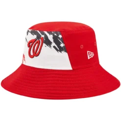 Men's Washington Nationals New Era Red 2022 4th Of July Bucket Hat