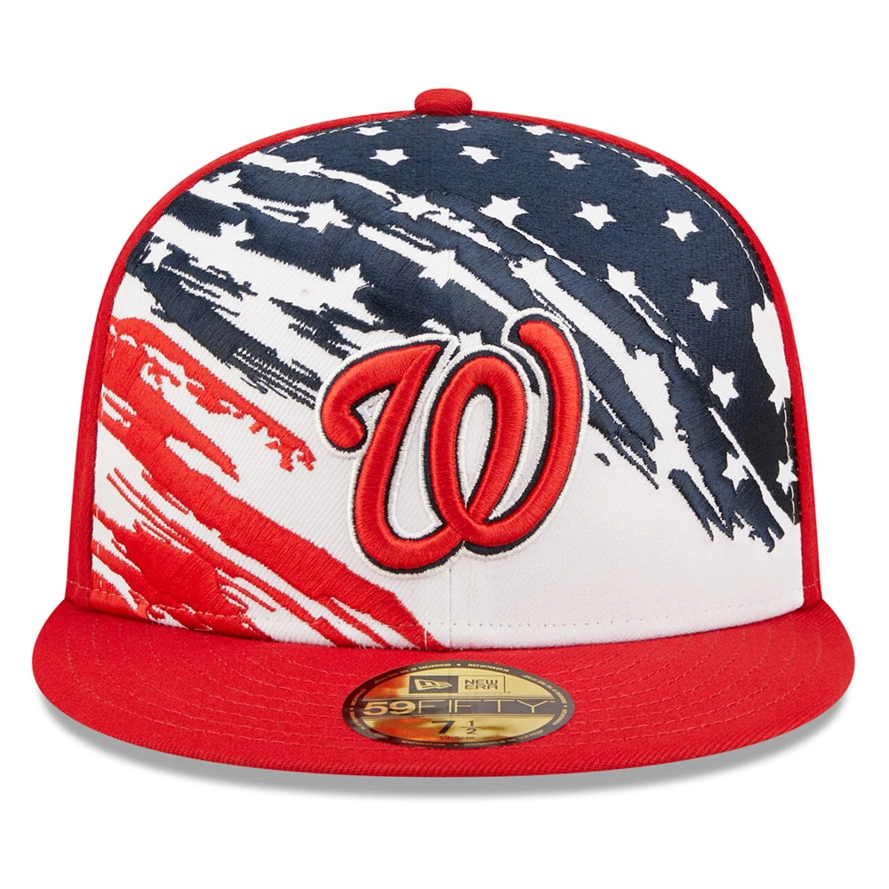 Men's Washington Nationals New Era Red 2022 4th Of July On-Field 59FIFTY Fitted Hat 2 Men's Washington Nationals New Era Red 2022 4th Of July On-Field 59FIFTY Fitted Hat - Image 2