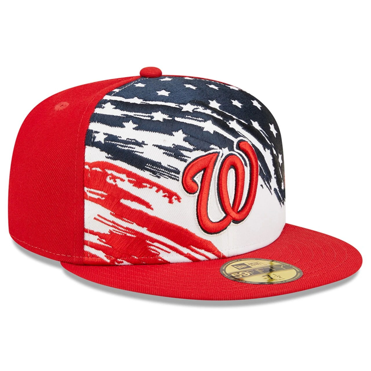 Men's Washington Nationals New Era Red 2022 4th Of July On-Field 59FIFTY Fitted Hat 3 Men's Washington Nationals New Era Red 2022 4th Of July On-Field 59FIFTY Fitted Hat - Image 3