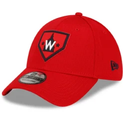 Men's Washington Nationals New Era Red 2022 Clubhouse 39THIRTY Flex Hat
