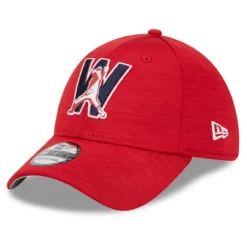 Men's Washington Nationals New Era Red 2023 Clubhouse 39THIRTY Flex Hat