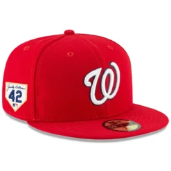 Men's Washington Nationals New Era Red 2023 Jackie Robinson Day 59FIFTY Fitted Hat