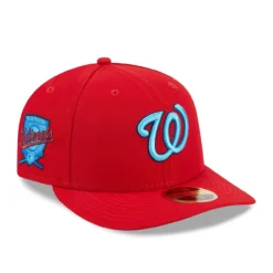 Men's Washington Nationals New Era Red 2023 MLB Father's Day Low Profile 59FIFTY Fitted Hat