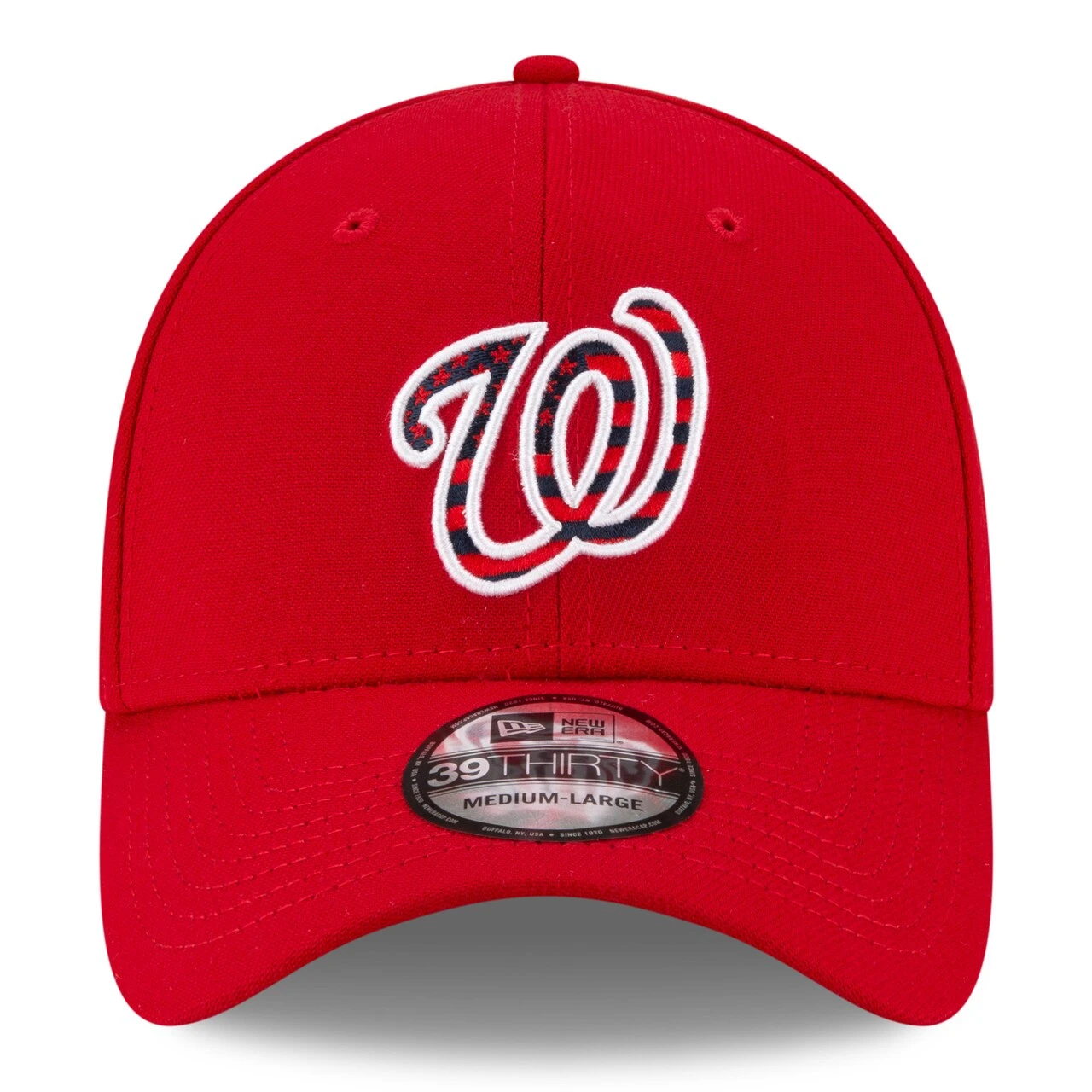 Men's Washington Nationals New Era Red 4th Of July 39THIRTY Flex Hat 2 Men's Washington Nationals New Era Red 4th Of July 39THIRTY Flex Hat - Image 2