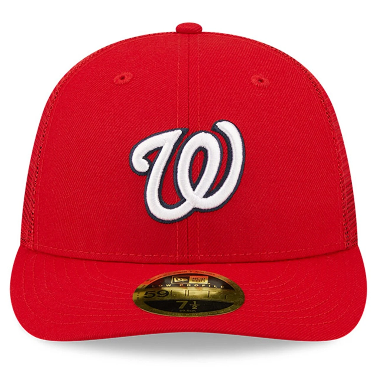 Men's Washington Nationals New Era Red Authentic Collection Mesh Back Low Profile 59FIFTY Fitted Hat 2 Men's Washington Nationals New Era Red Authentic Collection Mesh Back Low Profile 59FIFTY Fitted Hat - Image 2