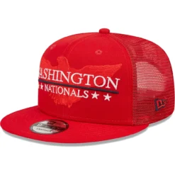 Men's Washington Nationals New Era Red Patriot Trucker 9FIFTY Snapback Hat -BaseballCap Hub Store mens new era red washington nationals patriot trucker 9fifty snapback hat ss5 p 4789460pv 3u jeubaabqqc5pm6qs4liyv c1pbswjxawekmd9hu2jp