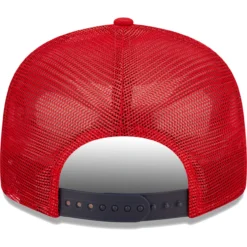 Men's Washington Nationals New Era Red Patriot Trucker 9FIFTY Snapback Hat -BaseballCap Hub Store mens new era red washington nationals patriot trucker 9fifty snapback hat ss5 p 4789460pv 4u jeubaabqqc5pm6qs4liyv lvsiuoqe6wrrqvst74dv