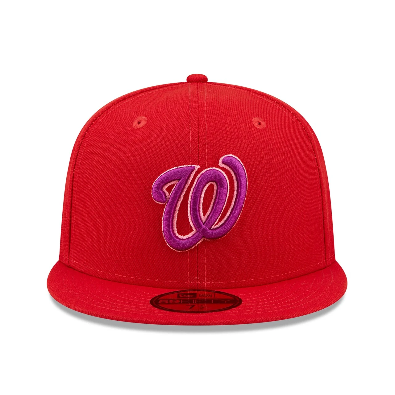 Men's Washington Nationals New Era Red Purple Undervisor 59FIFTY Fitted Hat 2 Men's Washington Nationals New Era Red Purple Undervisor 59FIFTY Fitted Hat - Image 2