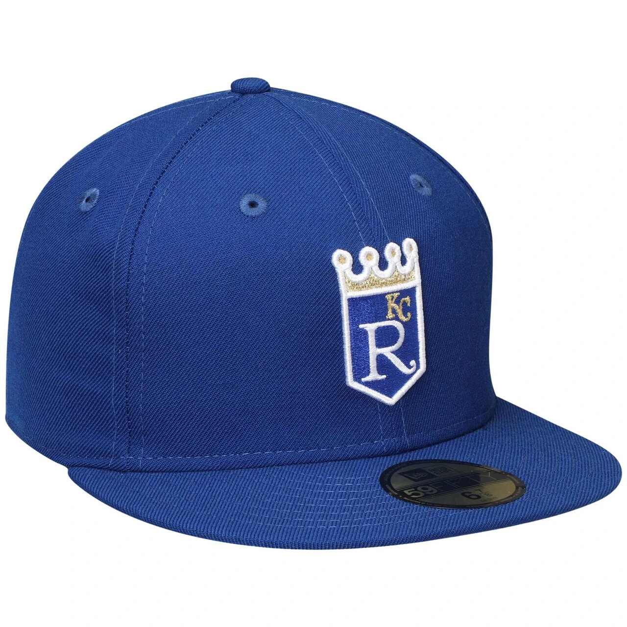 Men's Kansas City Royals New Era Royal Cooperstown Collection Logo 59FIFTY Fitted Hat 3 Men's Kansas City Royals New Era Royal Cooperstown Collection Logo 59FIFTY Fitted Hat - Image 3