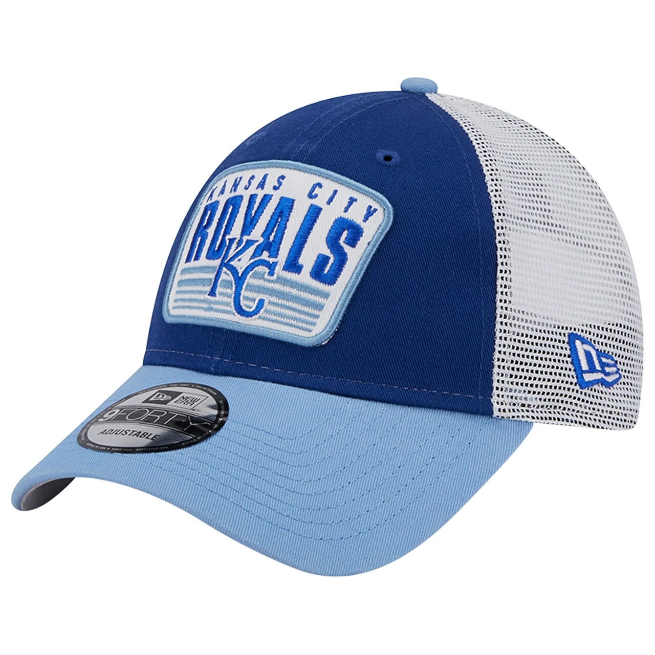 Men's Kansas City Royals New Era Royal Two-Tone Patch 9FORTY Snapback Hat 1 Men's Kansas City Royals New Era Royal Two-Tone Patch 9FORTY Snapback Hat