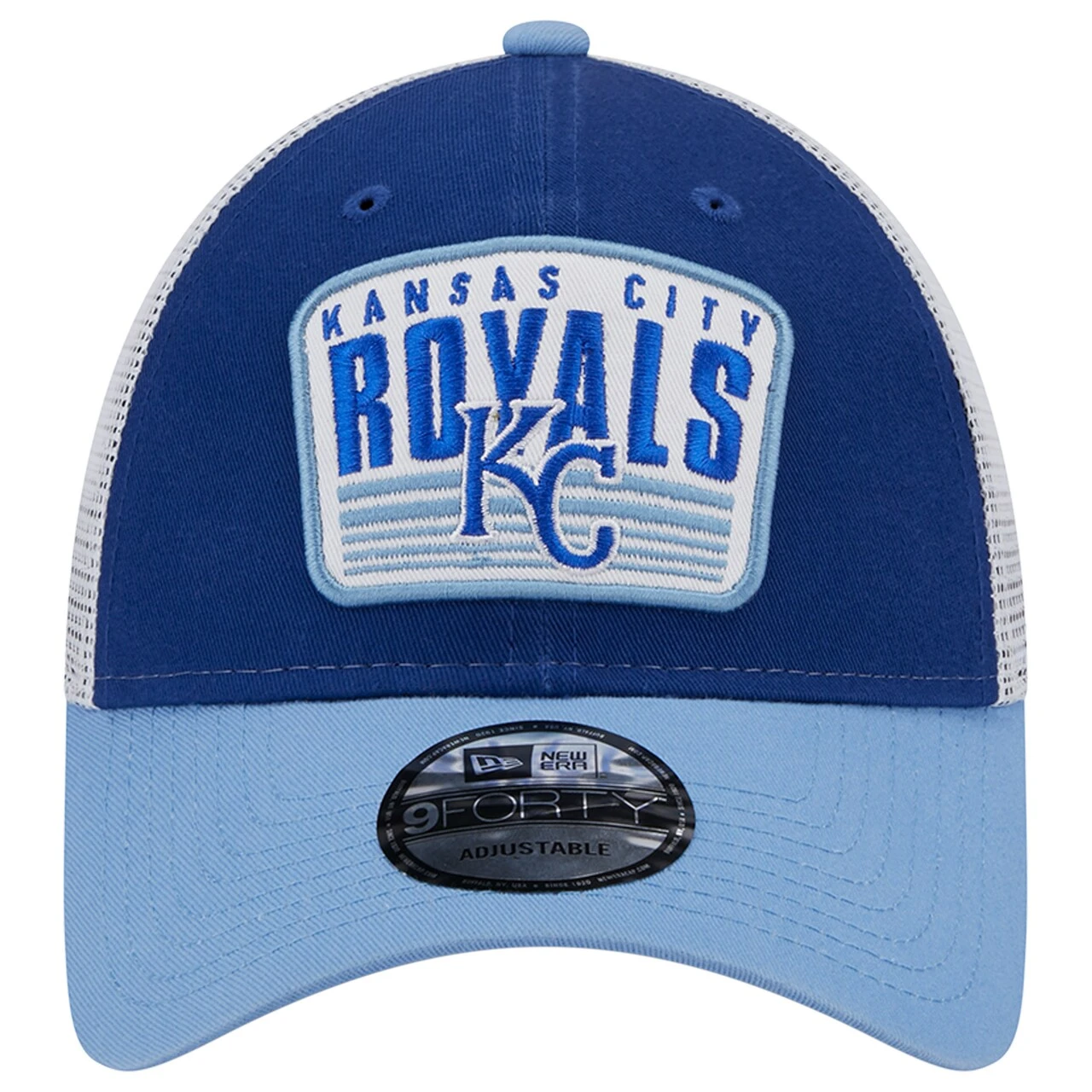 Men's Kansas City Royals New Era Royal Two-Tone Patch 9FORTY Snapback Hat 2 Men's Kansas City Royals New Era Royal Two-Tone Patch 9FORTY Snapback Hat - Image 2