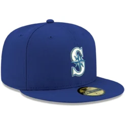 Men's Seattle Mariners New Era Royal White Logo 59FIFTY Fitted Hat -BaseballCap Hub Store mens new era royal seattle mariners white logo 59fifty fitted hat pi4208000 altimages ff 4208740 5190eb3bc705ba90a8f3alt3 full